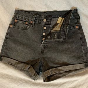 Levi’s high waisted shorts